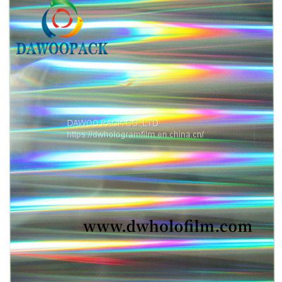 Pillar of light pet holographic film