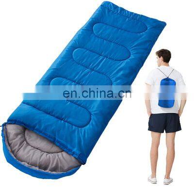 Custom Waterproof Emergency Camping Outdoor Sleeping Bag  Envelope Lightweight Cotton Ultralight Army Military Sleeping Bag