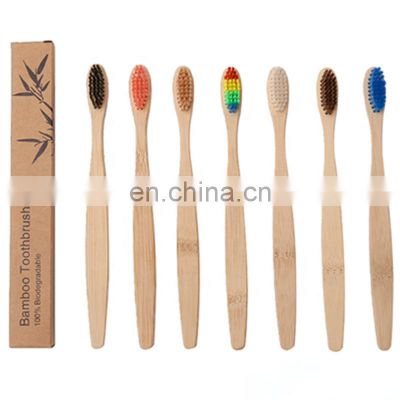 Wholesale Eco Friendly Bamboo Toothbrush  biodegradable customize manufacturer