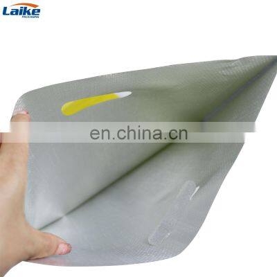 Eco Friendly Gold Foil Laminated Tea Packaging Seed Rice Wheat Flour pp Woven Sack Bag photo-3