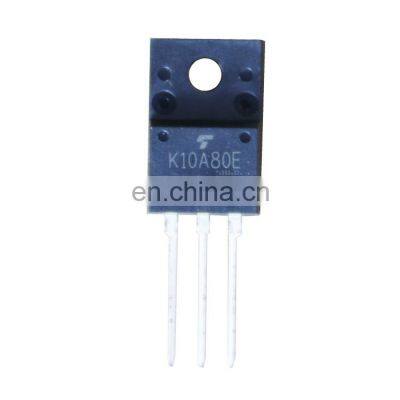 TK10A80E K10A80E Trans MOSFET N-CH Si 800V 10A 3-Pin(3+Tab) TO-220SIS Tube