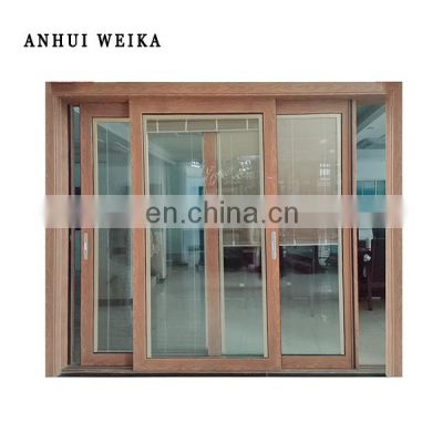 Factory price thermal break aluminum sliding window with steel  mosquito net