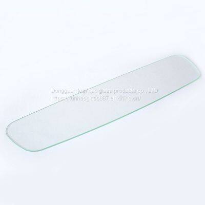 Small Size Glass Panel Processing 1mm 2mm Irregular Tempered Glass Equipment Cover Plate photo-4