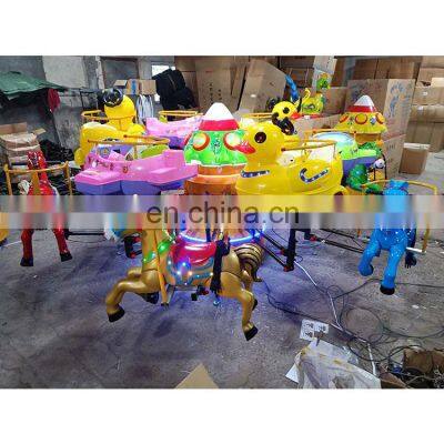 2020 New Design Mini Small Carouse Electric Christmas Merry Go Round Playground Equipment For Sale