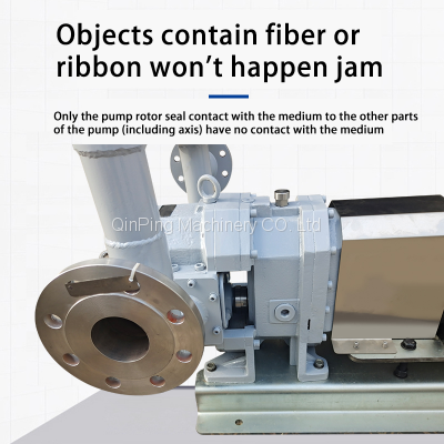 QinPing-QP120M SS Lobe Pump-double End Seals With Rubber Rotor- Safety Valve photo-3