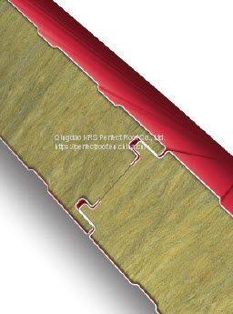 Metal Rock Wool Sandwich Roof Panel Wall Panel / Rockwool Panel photo-3
