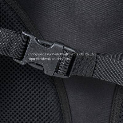 Bag Accessories Dual Adjustable POM Buckle Black Release Buckle for Bag Belt Straps photo-3