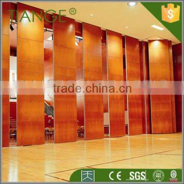 Operate wooden sound proof hotel movable partition