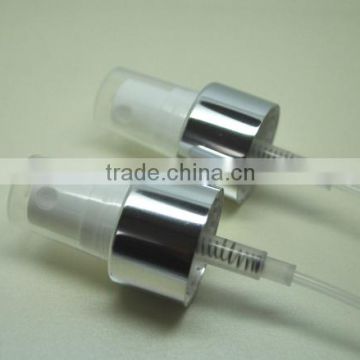 24/410 high quality shiny silver pump mist sprayer