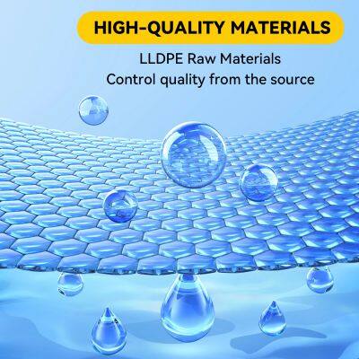 Black Color and Transparent High Barrier Flexible PE Stretch Film Wrap Soft Glossy Surface for Warehouse Packing photo-4