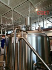5000L Large Scale Beer Brewing Equipment Vertical Type Polished Surface photo-3