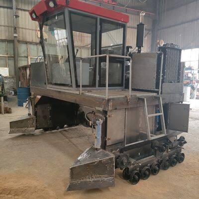 Máquina de fabricación de compost de fertilizante orgánico PanQi con motor y alta productividad, 380V, con garantía de 1 año photo-4