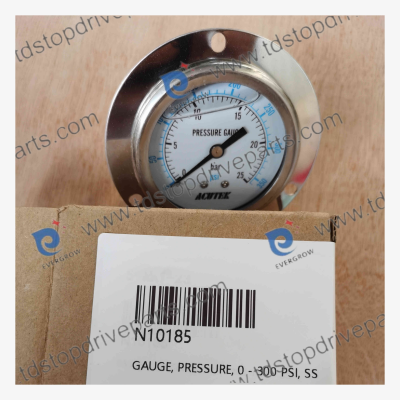 Canrig Top Drive Spare Parts N10185 Gauge Pressure For Oil and Gas Drilling