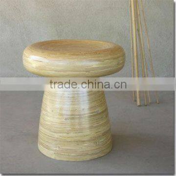 High quality best selling natural spun bamboo mushroom stool from Vietnam