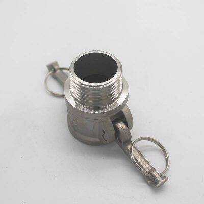 Stainless Steel Quick Connector Type b, Cast for Engineering Vehicles and Tank Trucks, Quick Installation and Connection Ferrule Threaded Connector for Pipelines photo-3