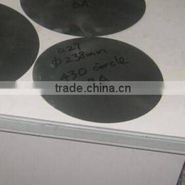 430 stainless steel circle, ss circle for india