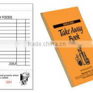 Restaurant Docket Book / Take Away Docket Book