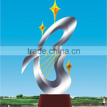 2016 New Modern Sculpture Stainless Steel Abstract Art Sculpture For Garden/Outdoor Made In China