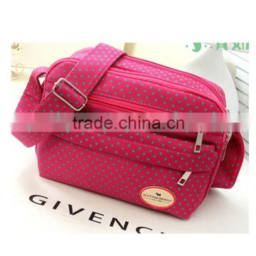 Fashion OEM service custom pink bags single cross body shoulder canvas bag