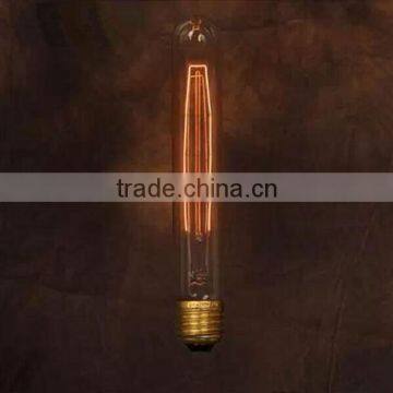 retro decorative light t9-135 e27 40/60w tubular hairpin edison filament light bulb