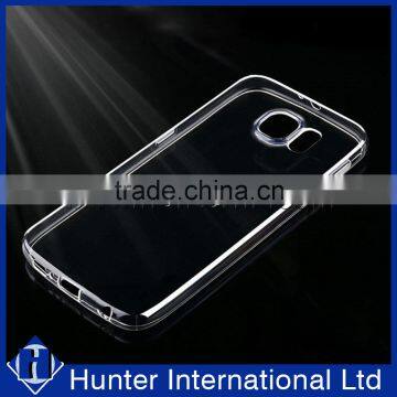 0.7mm Thin Full Clear TPU Gel Case For Samsung S6 photo-3