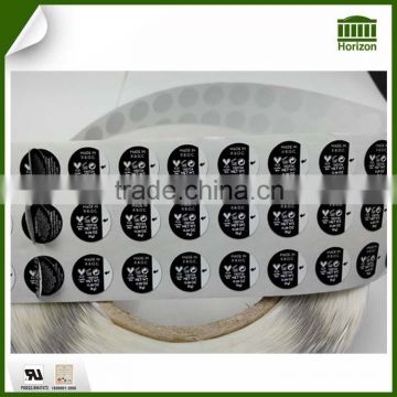 Multilayer small round cosmetic sticker label