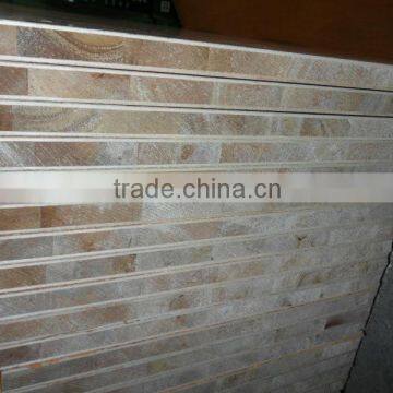 15mm block board okume faced/Paulownia core melamine faced plywood