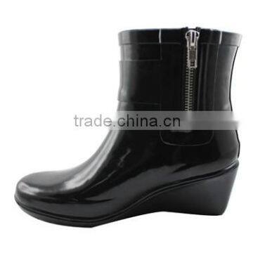 high heel rubber boots