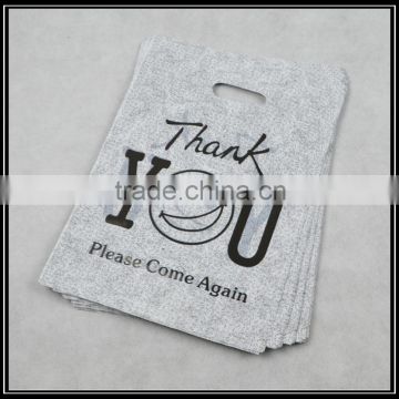 Plastic Die Cut Shopping Carrier Bags with Patch Handle