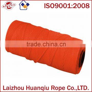 Twisted Fluorescent Orange nylon Construction Line