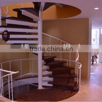 Solid Wood Oak Spiral Staircase for Home photo-3