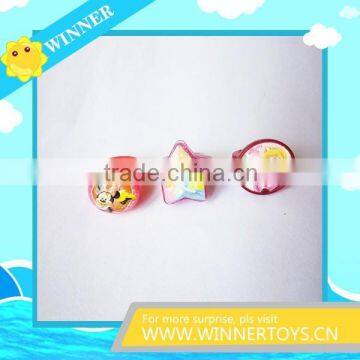 Kids' Wholesale princess plastic cartoon finger ring