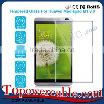 Ultra 0.26mm Thin Tempered Glass Toughened Glass Film Mobile Screen Guard For Huawei Mediapad M1 8.0