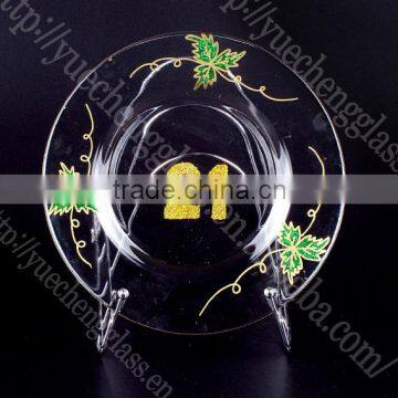 Fancy transparent charger plate tableware wholesale