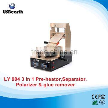 Freeshipping LY 904 OCA glue and polarizer remover 3 in 1 pre-heating separator glue