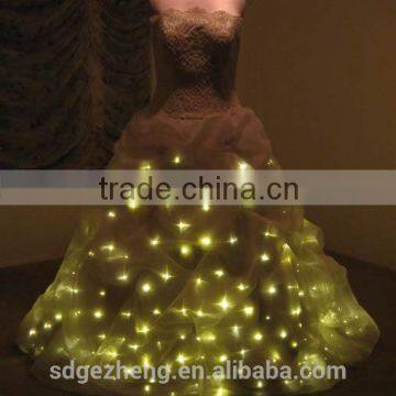 neon light EL wire wholesale for enlighted wedding dress