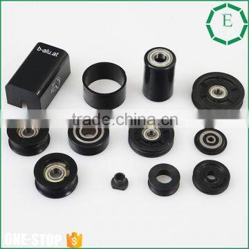 Custom made engineering sheave pulley parts POM-H Acetal plastic cnc machining products