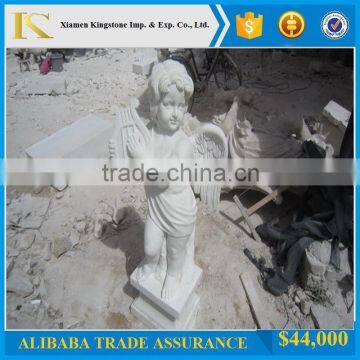 Hot Sale White Marble Angel Statue KSFS012