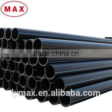 DN150mm PE100 HDPE blue strip pipe for water supply with pure fresh material