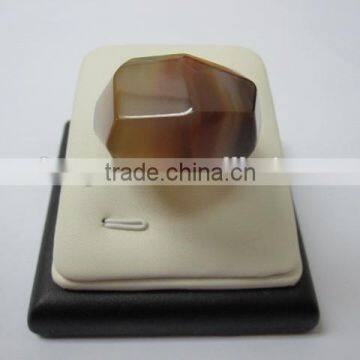 Mixed Different Fashion Style of Gemstones Rings Various Shape Gift Box photo-3