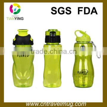 Colorful single wall promotion top quality bpa free Tritan plastic sport drinking water bottles