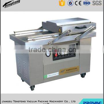 frozen chicken wings automatic double chamber vacuum packing machine or plastic bag sealing machine with CE certificate