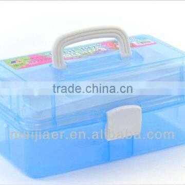 Wholesale Nail Art Tool Box Translucent False Nail Tips/Tools Storage Box Plastic Box