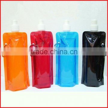 480ml or 16OZ hot sale foldable collapsible water bottle