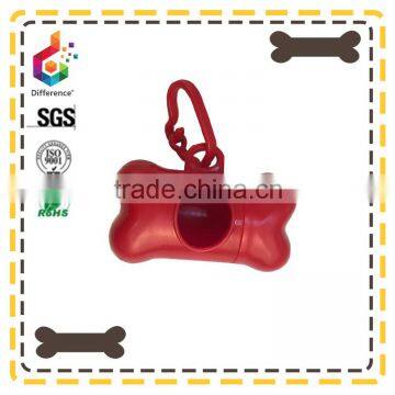 customize bone shape pet trash bag dispenser