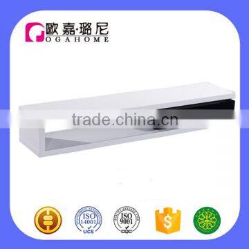 TV0311 Modern Design White and Black Glossy Piano Painted Tv Stand