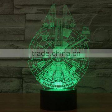 3D usb night light rechargeable night light , led night light
