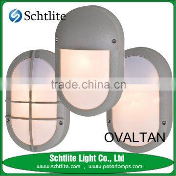 OVALTAN plastic diffuser E27 G24 outdoor CFL bulb wall light with price