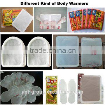 Automatic Body Warmers Filling Packing Machine/body warmers making machine for female usage