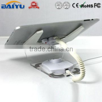 Security tablet pc security stand / display holder with alarm and charging function